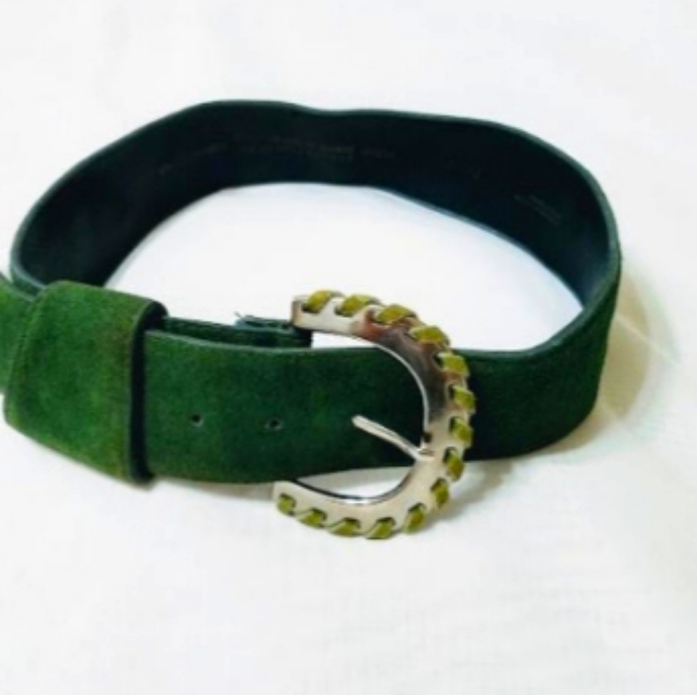 Vintage EMMANUEL Leather Suede Belt Made in Canada